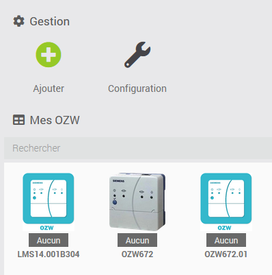 OZW_Equipement_OZW_devices