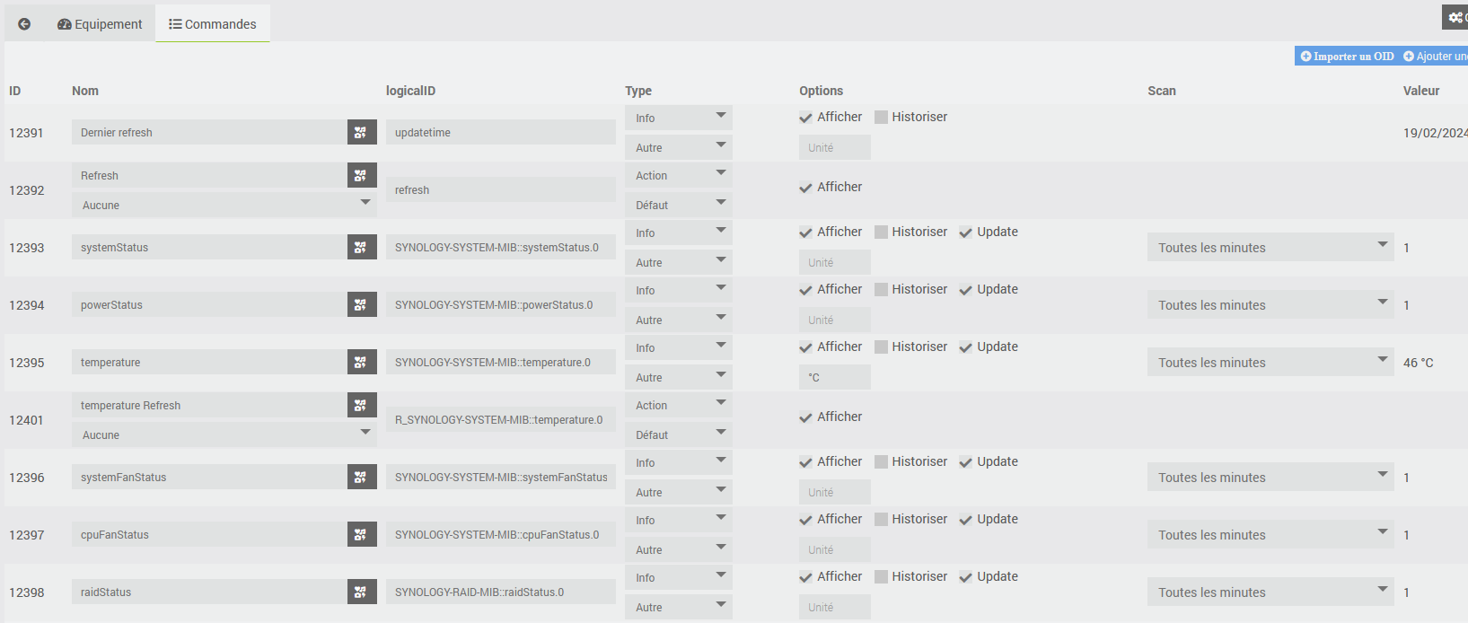 SNMP3_Commandes